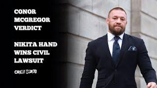 Conor McGregor verdict - Nikita Hand wins civil lawsuit