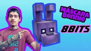 MÁSCARA de BONNIE| FIVE NIGHTS AT FREDDY'S MASK | Como hacer una máscara de Fnaf cartón