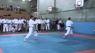 Shotokan Karate 2012 kata men 1st round Nedbaylo Sergey (Chelyabinsk) vs Savchenko Vladimir (Moscow)