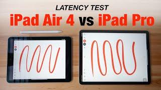 iPad Air 2020 vs iPad Pro latency (60Hz vs 120Hz)