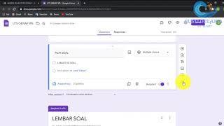 Membuat Ujian Sekolah (Nama siswa otomatis) di GoogleForm