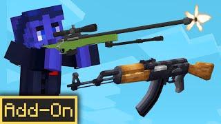 Top 5 FREE Gun Addons Minecraft Bedrock/MCPE (3D)