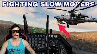 Real F-16 Pilot vs Russian Attack Helicopters | Digital Combat Simulator