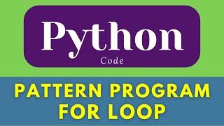 Pattern Program in Python * for loop in python  * Pyramid Pattern in Python #shorts  #python