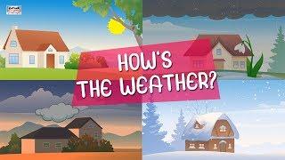 How's The Weather? | Rhymes & Songs For Beginners | #catrackkidstv