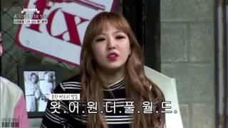 Wendy Red velvet speak English with Korean accent