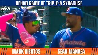 Mets stars Sean Manaea and Mark Vientos make rehab starts for Triple-A Syracuse