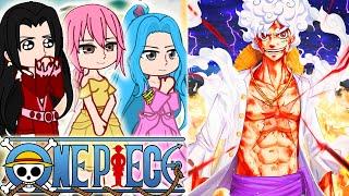  One Piece Princesses React to  Luffy's family | Gacha Club | One piece react 