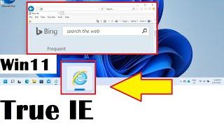 Internet Explorer 11 running on Windows 11 with proof (standalone app)