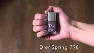 Dior Spring 798 nail polish swatch | Makeup tutorials