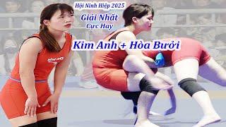 Vật Nữ- Kim Anh + Hòa B Giang- Keo Vật Mãn Nhãn Nhất Lịch Sử. Giải Nhất Ninh Hiệp 2025