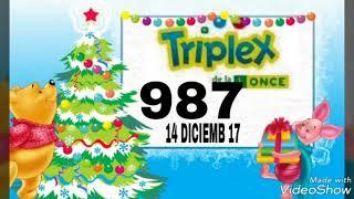 NUMEROS PREMIADOS TRIPLEX DICIEMBRE 17