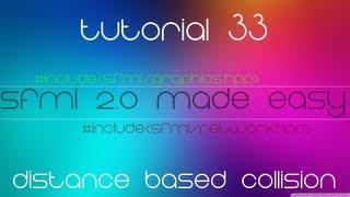 C++ Sfml 2.0 Made Easy Tutorial 33 - Distance Based Collision