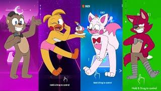 FNAF Freddy (SugarCrash 2 Bemax) x Chica(Dance Monkey) x Mangle(2 Phut hon) x Foxy(Sea Shanty)