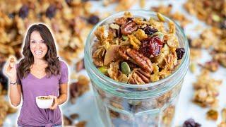 Healthy Homemade Granola with a Tip for Big Clusters!