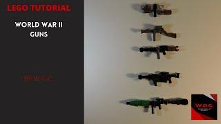 Lego Tutorial-WWII Weapons