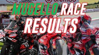 Mugello MotoGP Race Results | Motogp News 2025