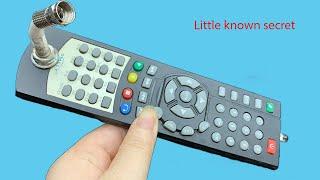 Billions of people don't know the secret of TV remote! Watch all HD TV channels for free !
