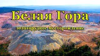 Белая Гора. Золоторудное месторождение// White Mountain. Gold ore deposit// Drone footage