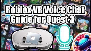 How To Turn On Voice Chat for Roblox VR On Quest 2/Quest3!!