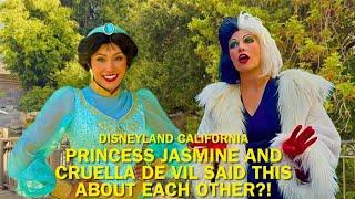 Jasmine and Cruella De Vil Talk About Each Other, Halloween Plans & NEW Dresses, Disneyland #disney