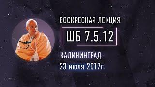 2017-07-23 — Воскресная лекция по ШБ 7.5.12 в Калининграде