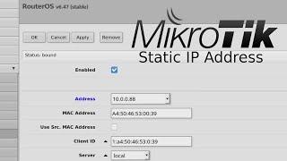 (7) Static IP Reservations in MikroTik DHCP Server