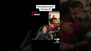 IShowSpeed quits YouTube 