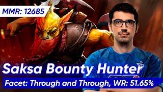 SAKSA BOUNTY HUNTER SUPPORT 7.37c | Dota 2 Pro Gameplay