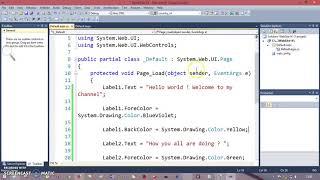 WebServer Control - Label, Button, TextBox Control in ASP.NET | ASP.NET WebForm Tutorials Using C#