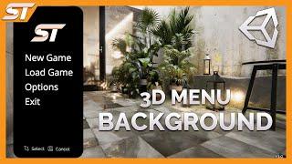 Creating a MENU BACKGROUND in Unity