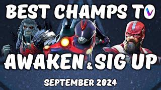 Best Champions to Awaken - Awakening Gems & Sig Stones Ranked - Vega's Tier List MCoC September