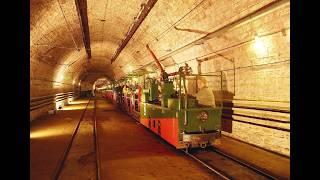World War 2 Maginot fort -   working underground train ride  - its very noisy!!