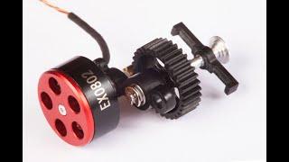 EX0802 motor with gearbox and 59 grams of thrust! (ESC "MX3A")