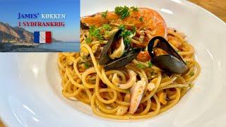 Spaghetti ai frutti di mare - skøn skaldyrspasta!