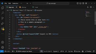 Build a Vue.js HTML to PDF Converter in Browser Using HTML2PDF.js Library in Javascript