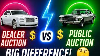 Dealer auction vs public auction