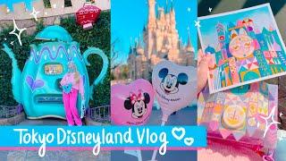 Tokyo Disneyland vlog  popcon buckets, cute food, & the new Beauty and the Beast ride!