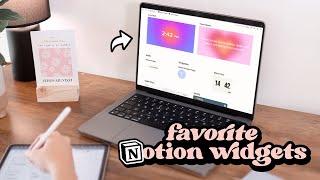 ️ Notion Widgets you NEED to try!  2023