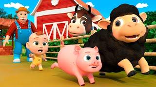 Old MacDonald Had A Farm + MORE Lalafun Nursery Rhymes & Farm Animal Songs