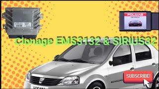 How to Clone EMS3132 & SIRIUS32 Dacia Logan using poldiag 2022