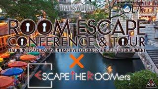 ESCAPETHEROOMers at the 2019 TRANSWORLD ROOM ESCAPE Conference in San Antonio, Texas!!