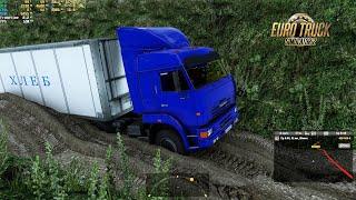 Euro Truck Simulator 2  Новосибирское - Южно-Сахалинск | Суровая Россия Байкал