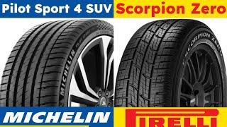 Michelin Pilot Sport 4 SUV vs Pirelli Scorpion Zero