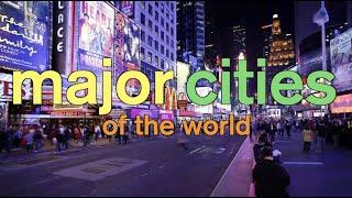 Davey K travels the world ["Major Cities of the World" Official Lyric Video]