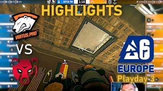 GREAT GAME! Virtus Pro vs TT9 - HIGHLIGHTS - Playday 3 - EUL 2023 Stage 1 - R6 Esport