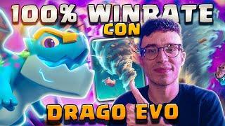 100% WINRATE CON IL MIGLIOR MAZZO CON DRAGO EVO! - CLASH ROYALE ITA