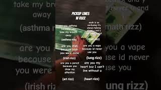 rizz pickup lines #shorts #rizz