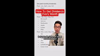 How To Get Dividends Every Month