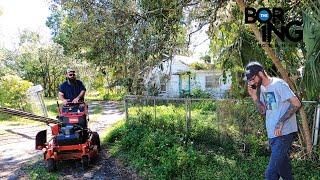 this GUY CALLED the OWNER because He was worried I was going TO MOW IT ALL DOWN